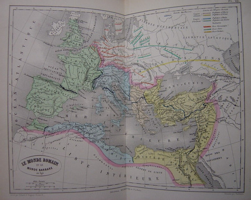 Carte monde romain du - carte,