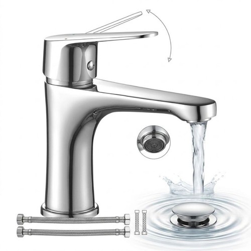 Robinet lavabo sur pied - robinet,