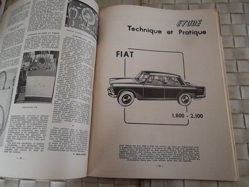 Revue technique fiat 1800 - fiat,