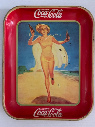 Plateau metal coca cola pin - plateau,