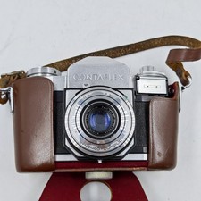 Appareil Photo Contaflex Vintage - Non Testé, Signes D'Utilisation, Avec Étui