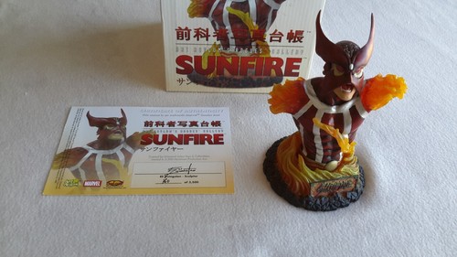 Marvel sunfire buste x - sunfire, x-men