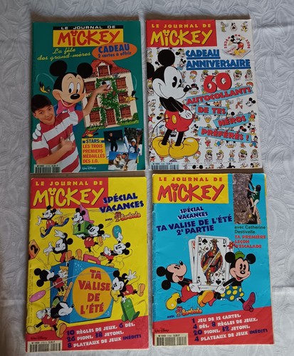 Journal mickey lot de - de,
