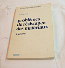 Problèmes de résistance des