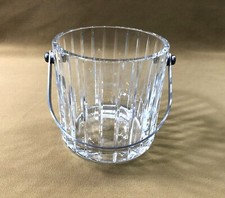 crystal ice bucket / ice cubes signed BACCARAT model HARMONY VGC