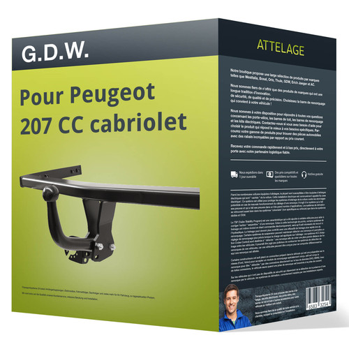 Attelage pour peugeot 207 - peugeot,