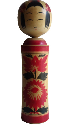 Poupée kokeshi traditionnelle - kokeshi,