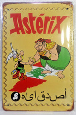 Plaque Métal Tôlée Vintage 20X30 BD  ASTERIX & OBELIX   Neuf  NV1