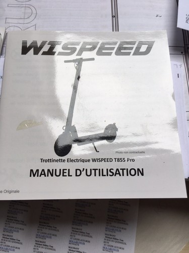Notice wispeed t855 pro - notice,