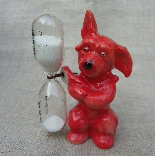 Sablier ancien porcelaine - sablier,