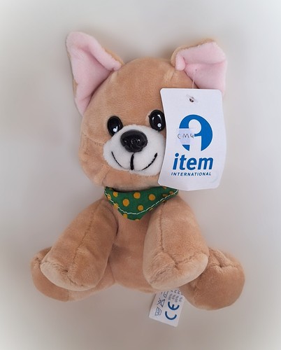 Peluche chien chiot chihuahua - chiot,