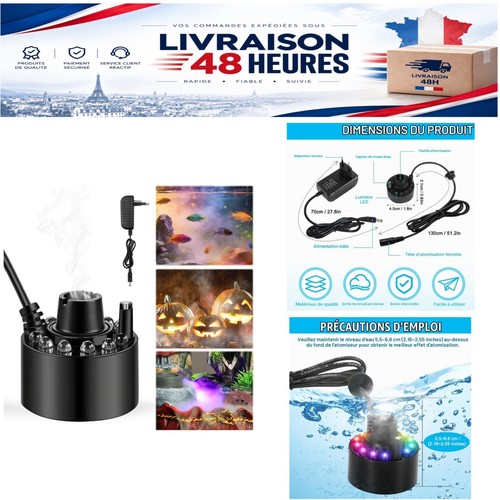 Brumisateur ultrasons led - brumisateur,