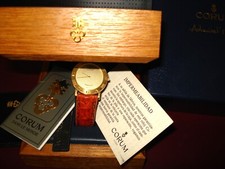 Corum Romvlvs/Romulus Men's 18k Solid Yellow Gold 32mm Case Swiss Made Watch