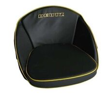 COUSSIN DE SIÈGE TRACTEUR DEUTZ - NOIR ET JAUNE - BRODE
