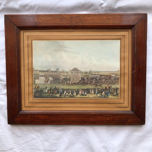 Gravure les courses - les,