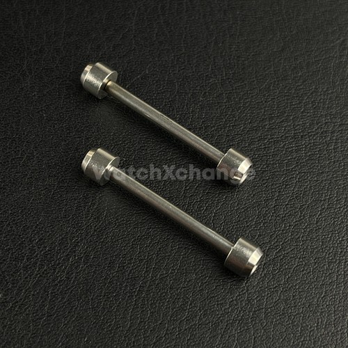 Silver watch screw tube pin - watch,