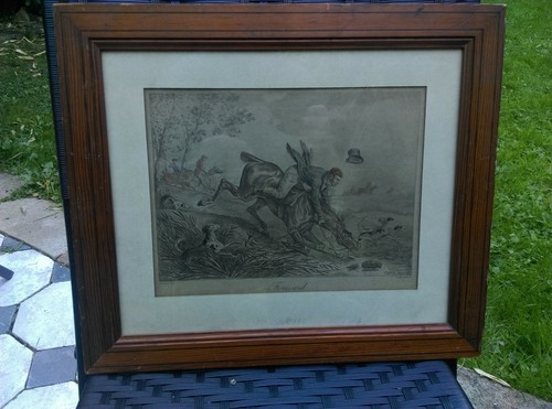 Gravure carle vernet j - carle,