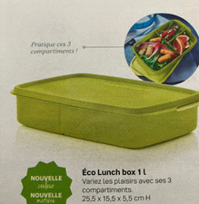 BOITE REPAS LUNCH BOX 1 L AVEC COMPARTIMENTS  TUPPERWARE NEUF