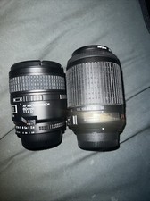 Nikon Micro-NIKKOR 60mm f/2.8 D AF Macro Nikon F-Mount Lens & 55-200mm Set