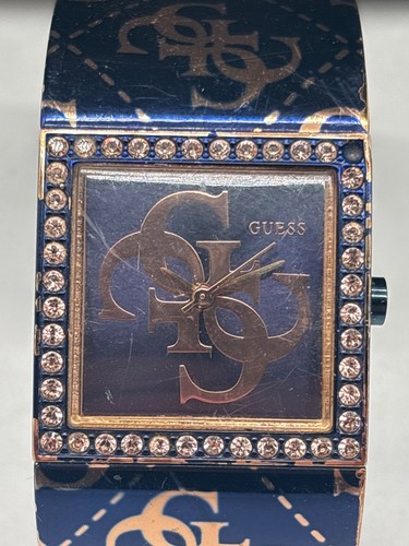 Montre guess carrée dorée - guess,