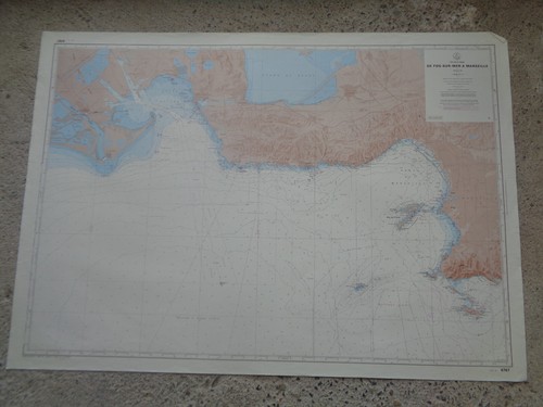 Carte marine fos sur - , fos-sur-mer