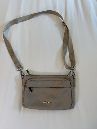 Hedgren taupe crossbody - hedgren,