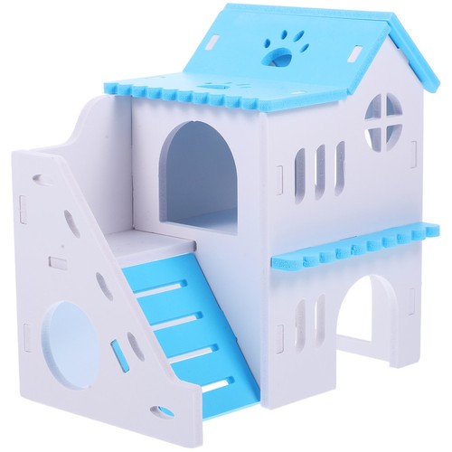 Sky blue pvc hamster hideout - blue,