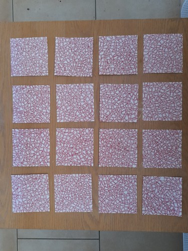 Feuilles origami - 16,