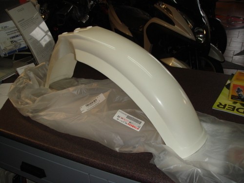 Garde boue avant blanc yamaha - garde,