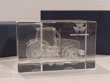 Bloc en verre tracteur Massey