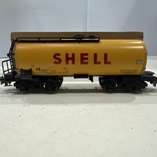 Vintage Trix Express Shell Tanker Bahnhof Lagenfeld In Box 1950 Great Condition
