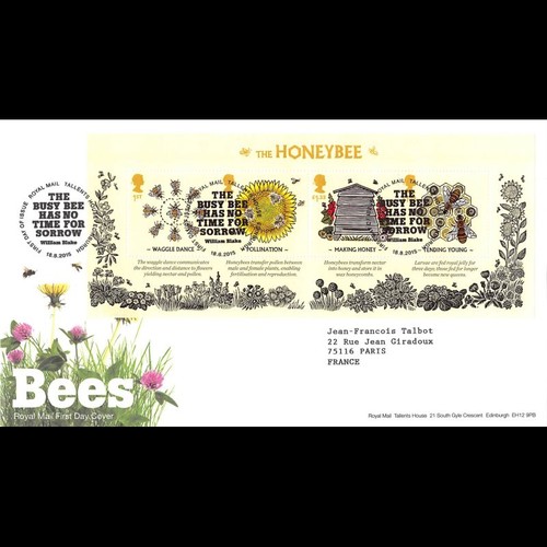 Fdc royal mail - royal, feuillet