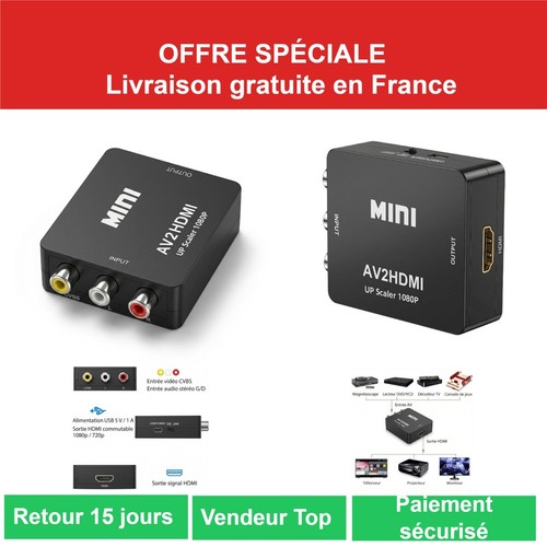 Adaptateur rca vers - adaptateur, hdmi