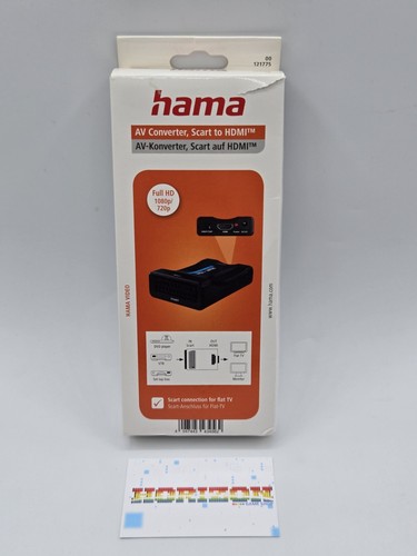 Hama convertisseur scart - convertisseur,
