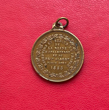 Médaille séjour de la reine