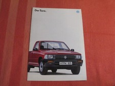 VW Volkswagen Taro pickup brochure prospekt 1994