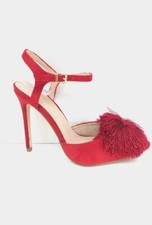 Escarpins rouge fermée