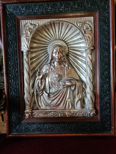 Bas relief xix sacré - relief,