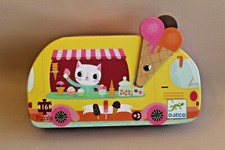 Puzzle Djeco - Le Glacier, avec des jolis petits chats - 16 pièces 100% complet