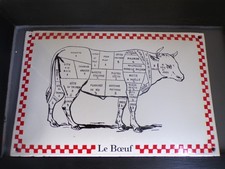 Le Bœuf advertising enamel plate