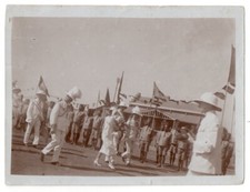 photo Elisabethville Congo Belgian King and Queen Place Royale 1928 Africa Belgium