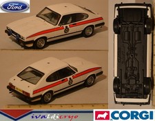 ford capri mk 3 police manchester corgi drive time limited edition 1/43 ieme
