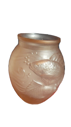 Vase rond art déco souchon - vase,