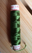 Bobine fil de soie - Guterman - cordonnet DOMO- 8m. Col.585 Ancienne mercerie 