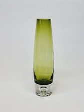 Bo Borgstrom Green Glass Vase? Aseda Glasbruk Sweden Scandinavian Design 