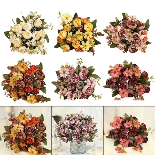 Bouquet fleurs rose - de,