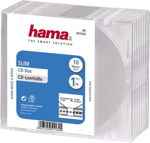 Boîtier slim pour cd et - cd,