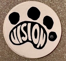Vision Skateboard Sticker. Paw Logo. From Mid 90’s. Rare. Mint. 1” X 1”