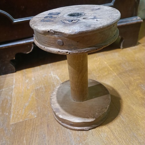 Ancienne bobine bois de - en,