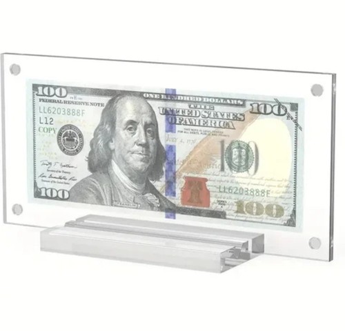 Présentoir double face billet - présentoir,